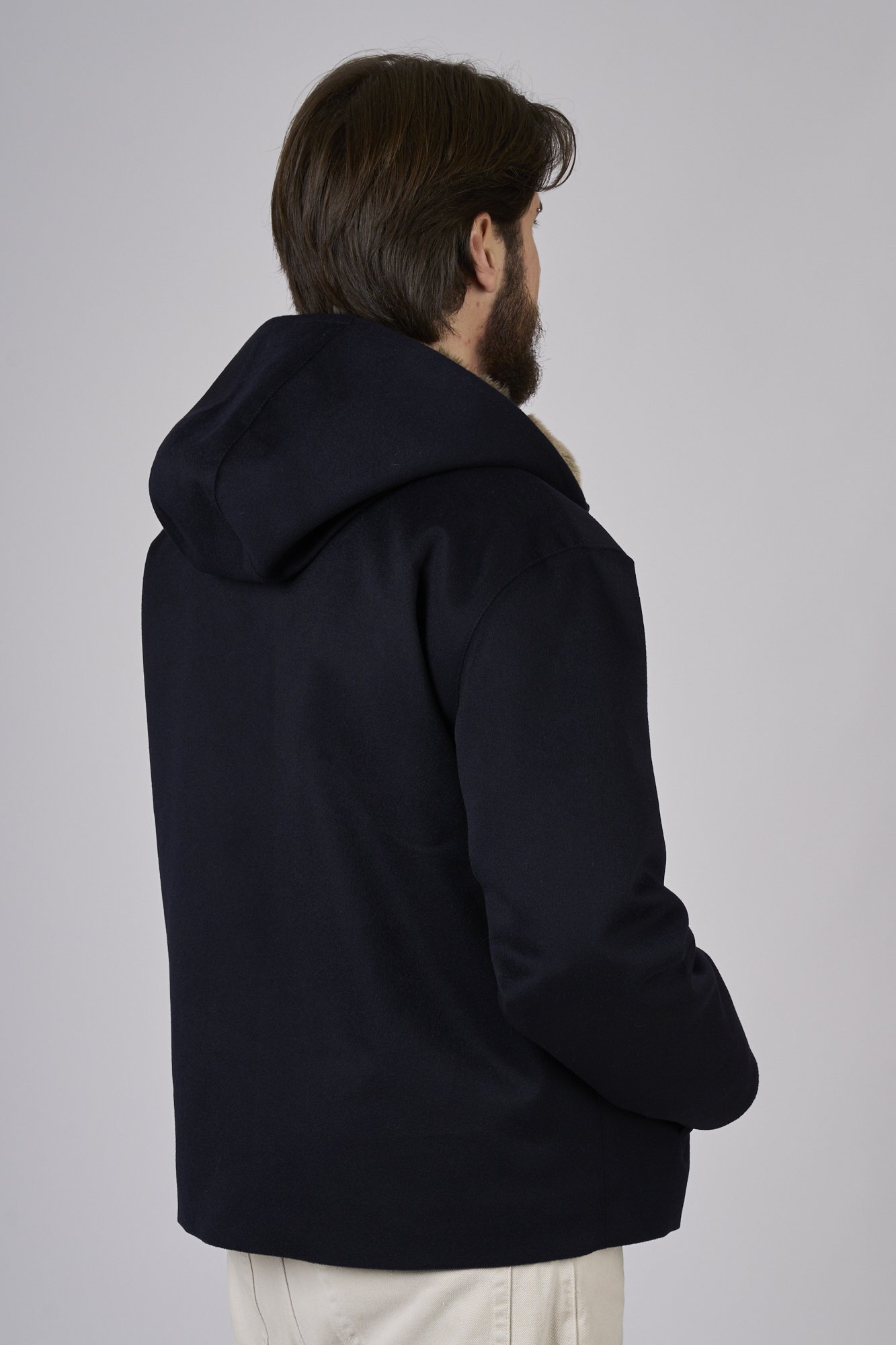 Giubbotto Cashmere storm system Blu navy