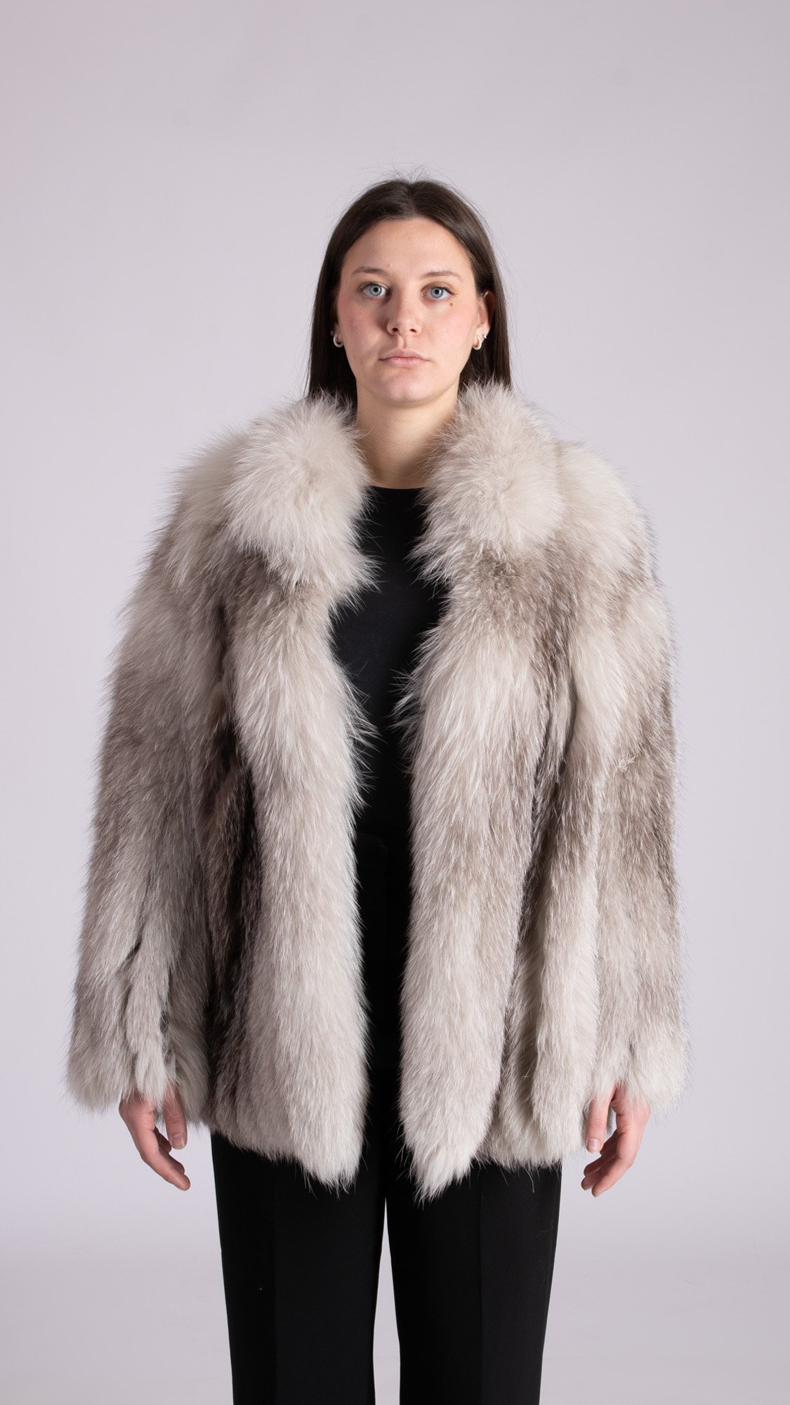 Foto capo — Giacca Volpe platinum naturale